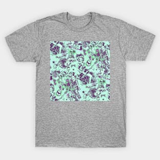 Punk Rock Toile: Berry Mint T-Shirt